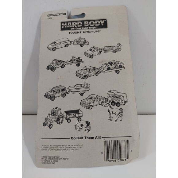 Tootsie Toy 2876 Hardbody 1:64 DieCast Toughs Hitch Ups Tractor & Wagon w/Cow - Picture 5 of 5